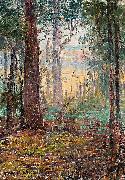 Frederick Mccubbin Forest Macedon by Frederick McCubbin oil